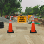 End Road Work Sign
