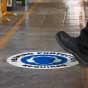 Hearing Protection Required Floor Sign