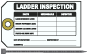 Ladder Parts Inspection Tag