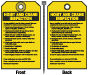 Hoist and Crane Inspection Tag