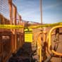 Caution Barricade Tag 
