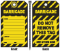 Barricade Tag