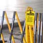 OSHA Caution Limited Entry Barricade Tag