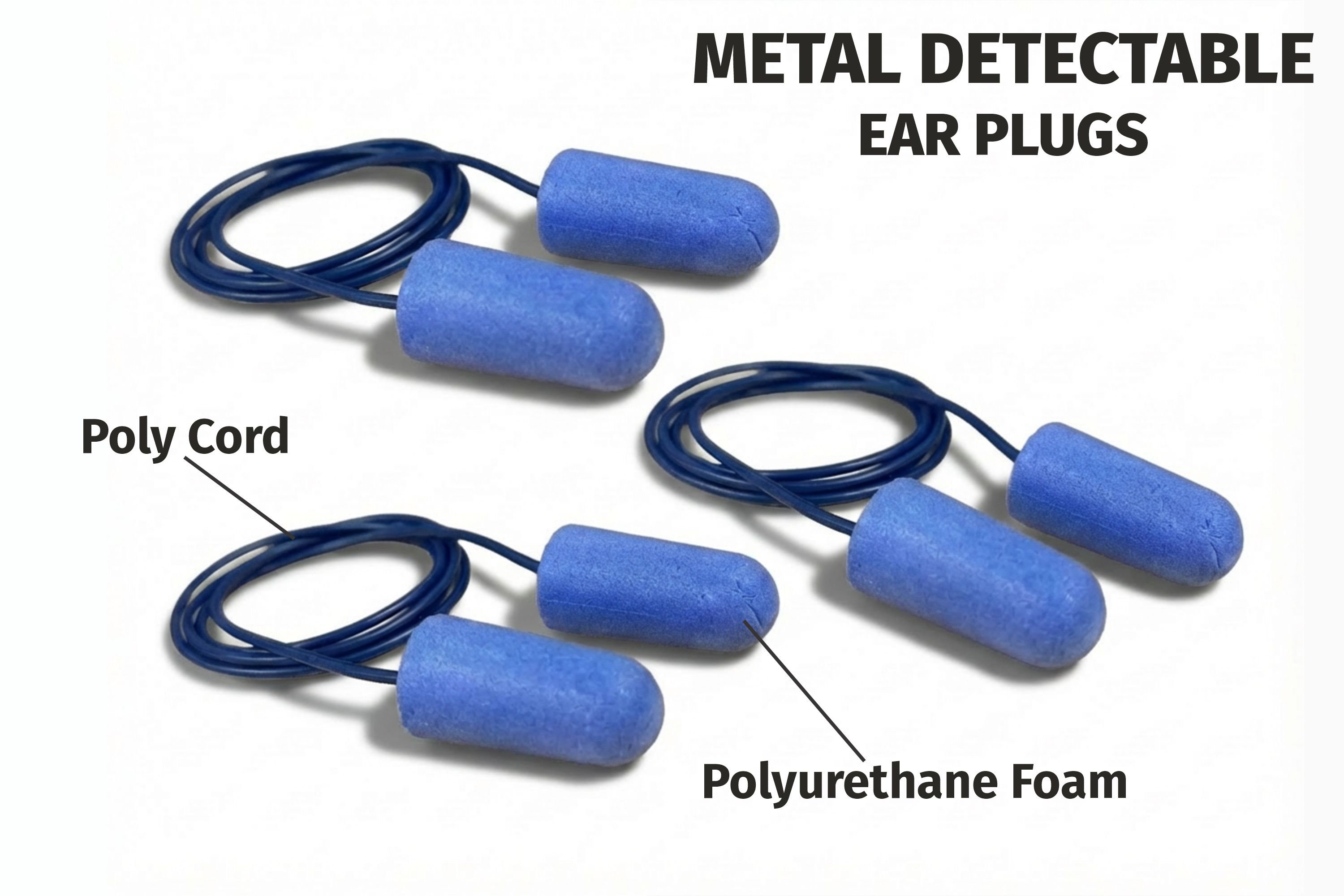 Metal Detectable Ear Plugs