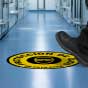 Spanish Eye Protection Area Floor Sign