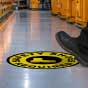 Safety Shoes Required Floor Sign