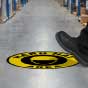 Hard Hat Area Floor Sign