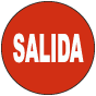 Spanish Exit Floor Sign