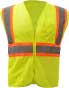 ANSI Class 2 Hi-Vis Safety Vest with Contrasting Trim