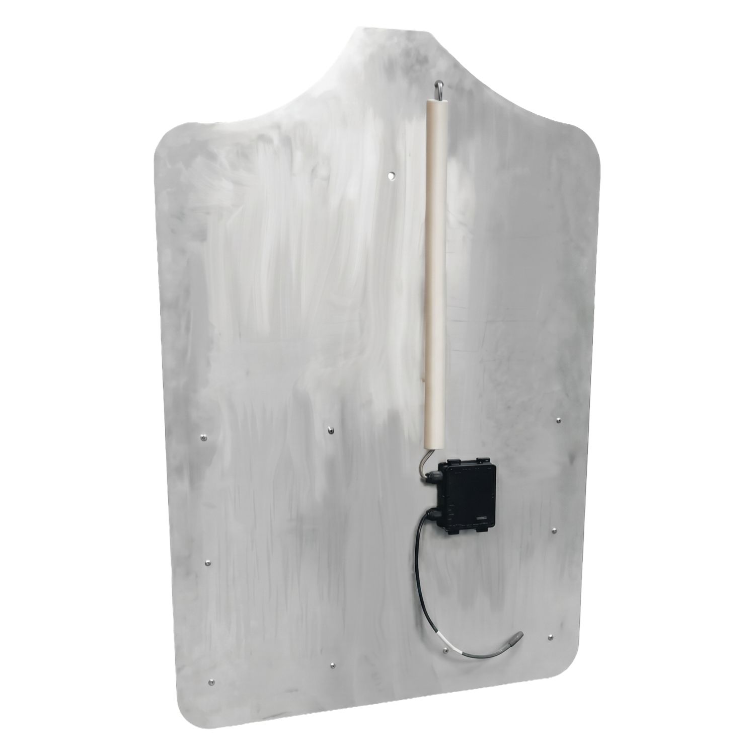 Radar Speed Feedback Sign, 30" White, Solar Powered "Your Speed" LED Display