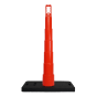 42" No Bands Channelizer Cone with 30lb Base