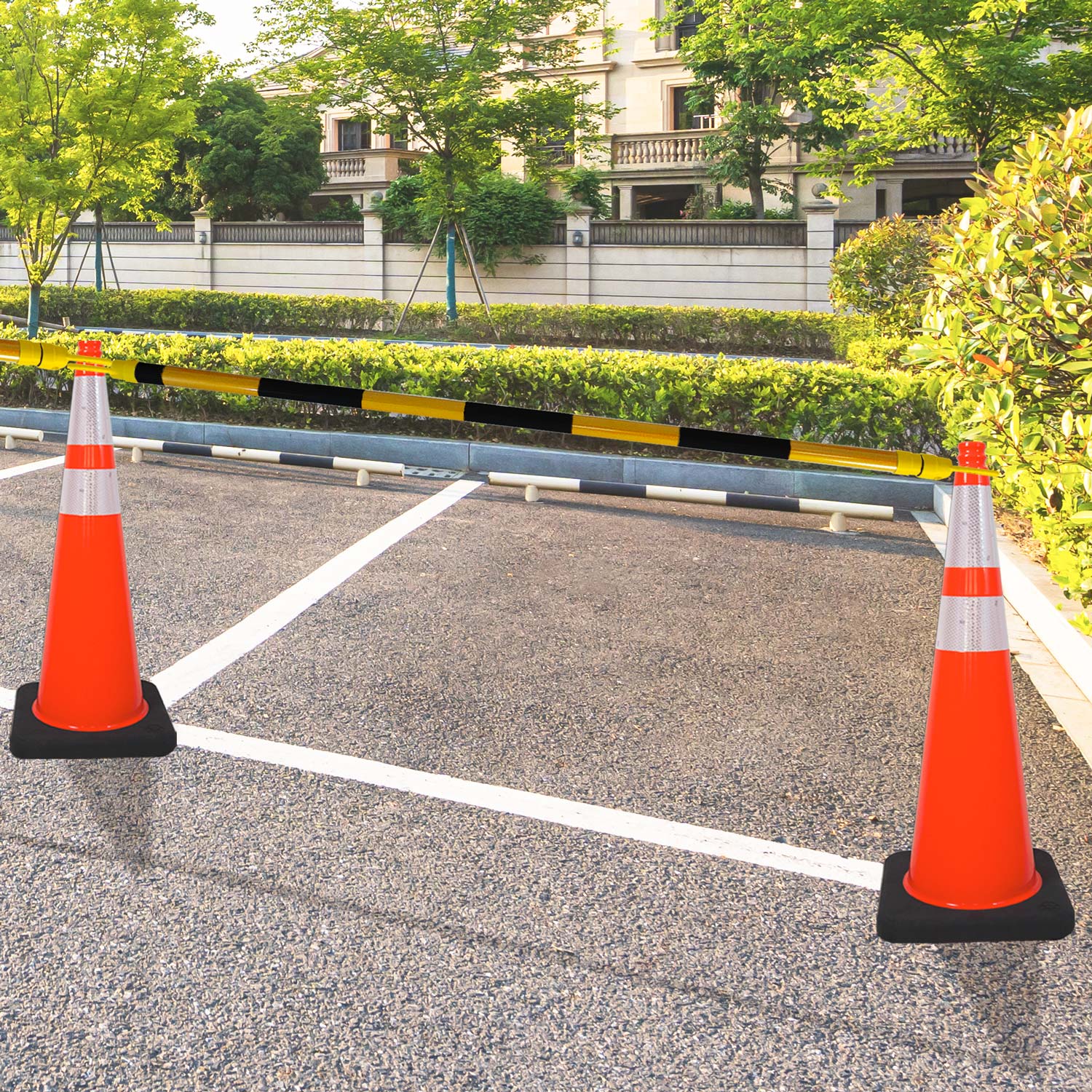 6ft - 10ft Retractable Traffic Cone Bar