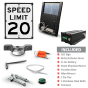 20 MPH LED Solar Speed Limit Sign