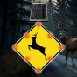 LED Solar Deer Crossing Sign