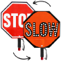 24" LED Stop / Slow Paddle