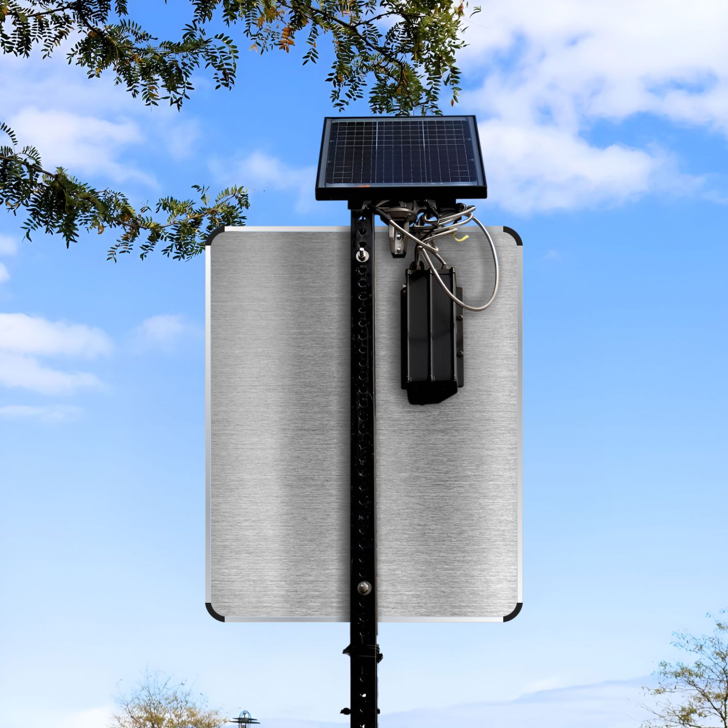 LED Solar Slow Pedestrian Crossing Sign