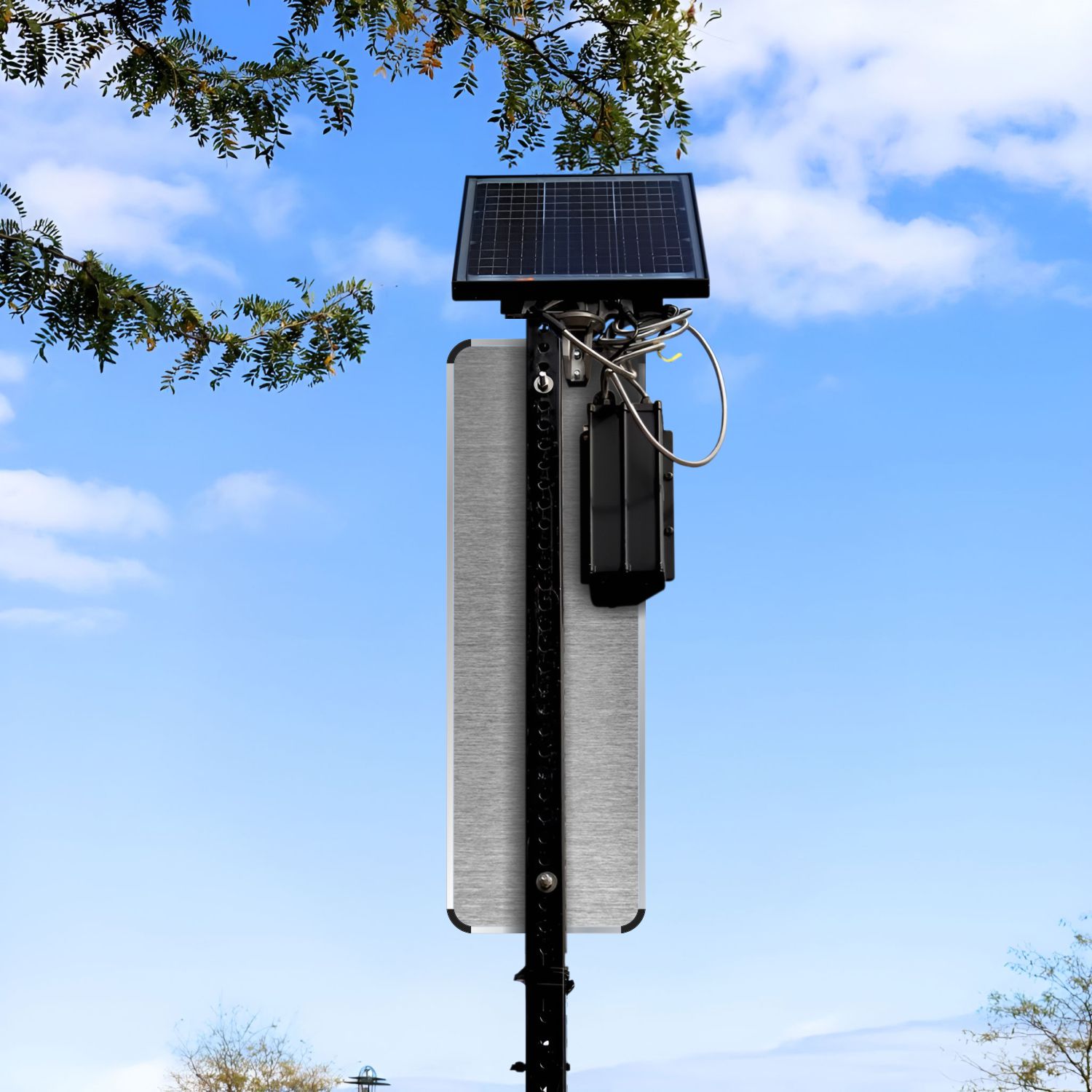 LED Solar State Law Yield To Pedestrian Within Crosswalk Sign