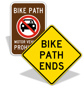 Bike Path Signs