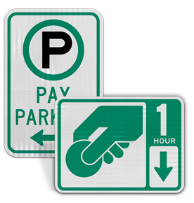 Pay Parking Signs