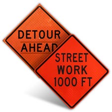 Road Work Signs