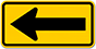 Yellow Left Arrow