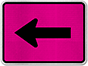 Pink Left Arrow