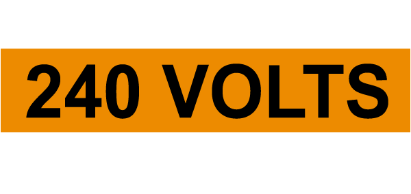240 Volts Marker