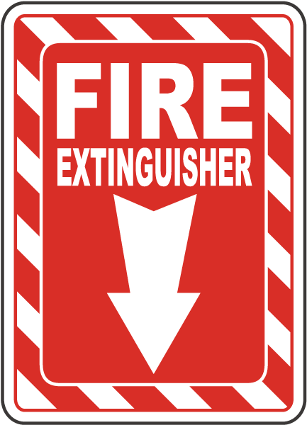 Fire Extinguisher Sign