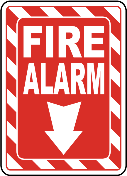 Fire Alarm Sign
