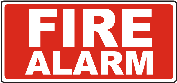 Fire Alarm Sign