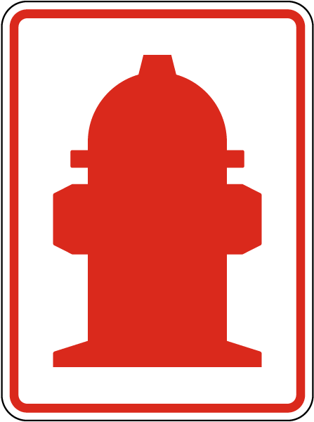 Fire Hydrant Sign