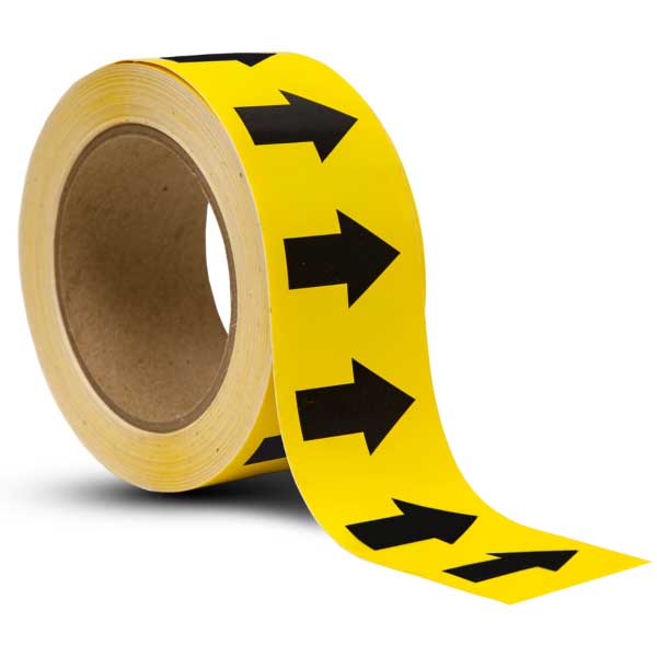 Yellow / Black Arrow Banding Tape