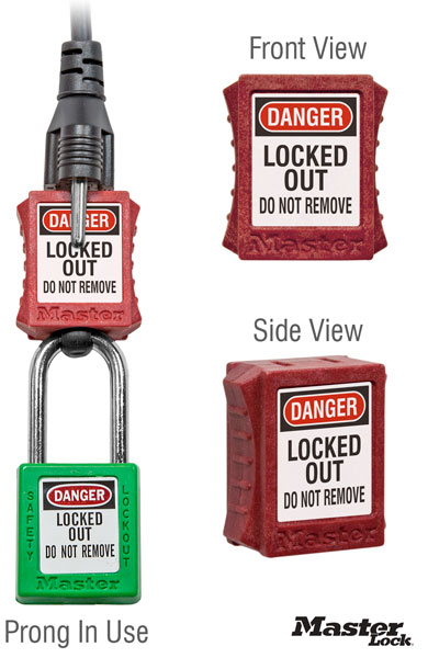 Compact Electrical Plug Prong Lockout