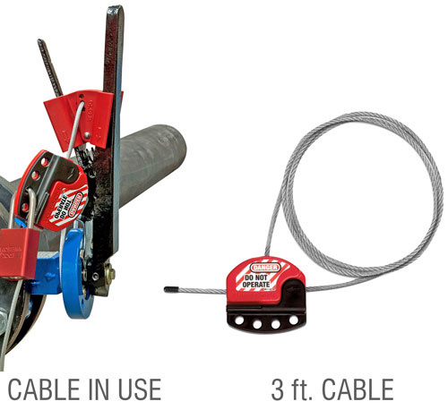 Adjustable Cable Lockout