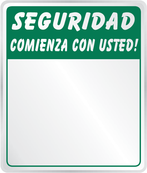 Spanish Safety Starts With You Mirror