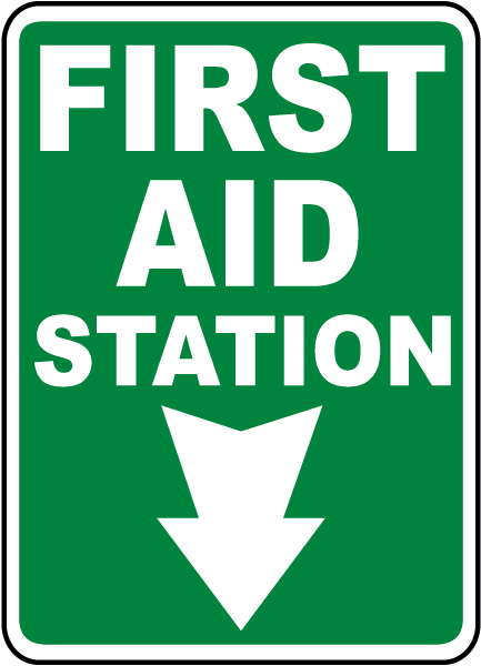 First Aid Station Sign