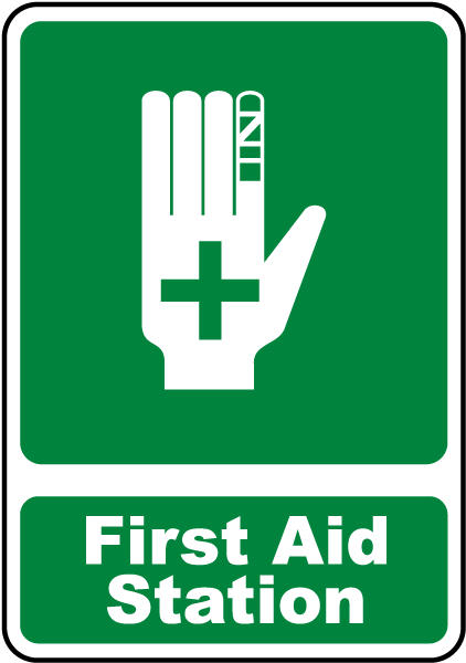 First Aid Station Sign