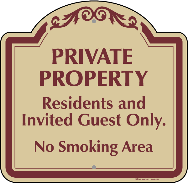 Residents And Invited Guest Sign