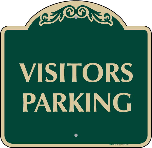 Visitors Parking Sign