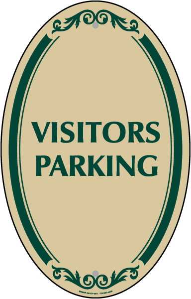 Visitors Parking Sign