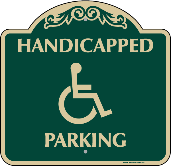 Handicapped Parking Sign