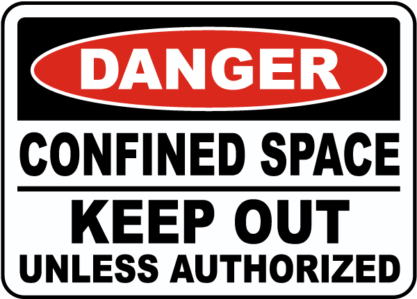 Keep Out Unless Authorized Sign