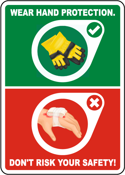 Wear Hand Protection Sign