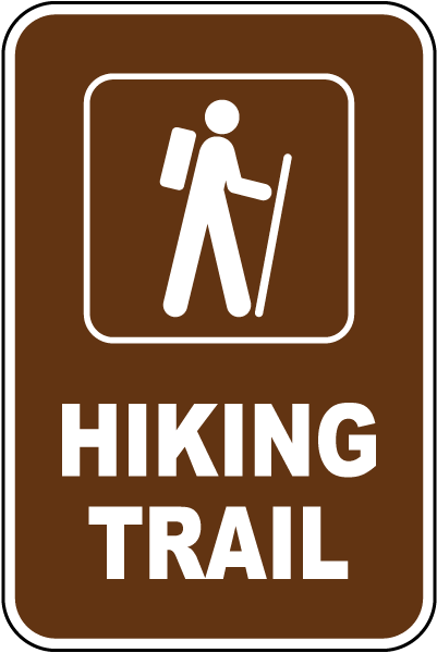 Hiking Trail Sign