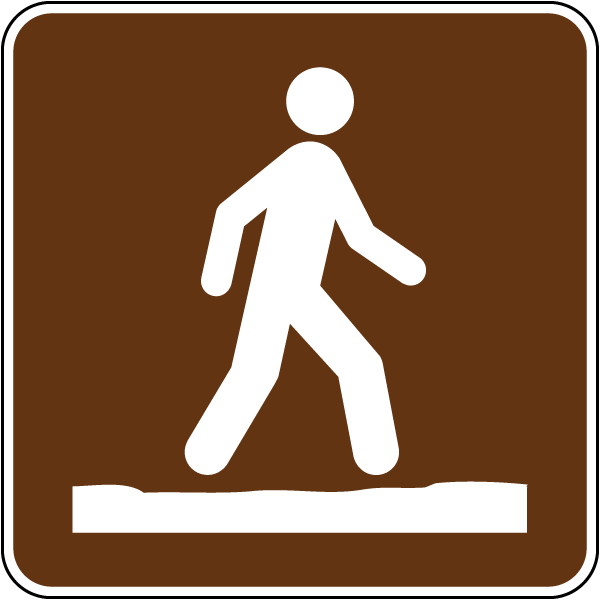 Stay On Trail Sign