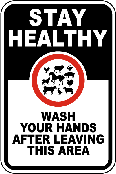 Stay Healthy Wash Your Hands Sign