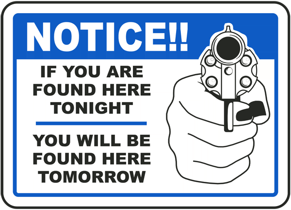 Found Tonight Found Tomorrow Sign