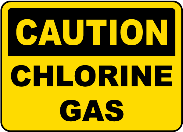Nevada Chlorine Gas Sign