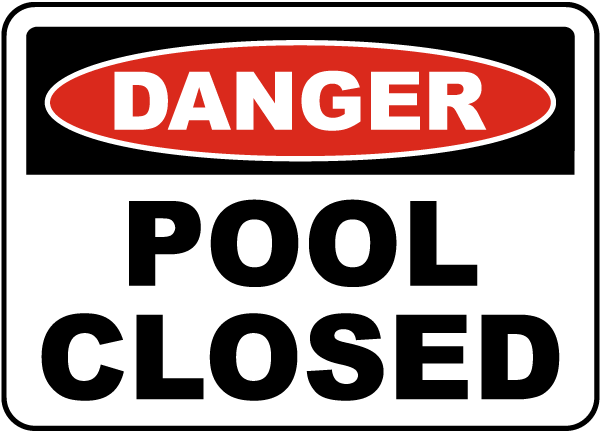 Ohio Pool Closed Sign