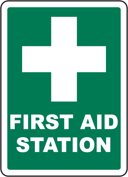 First Aid Station Sign